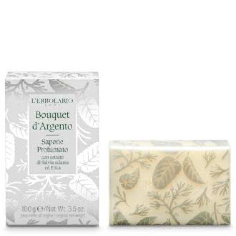 BOUQUET DE PLATA jabon perfumado pastilla 100gr.