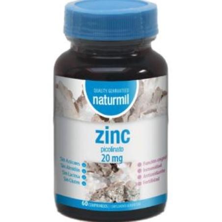 ZINC PICOLINATO 20mg. 60comp.