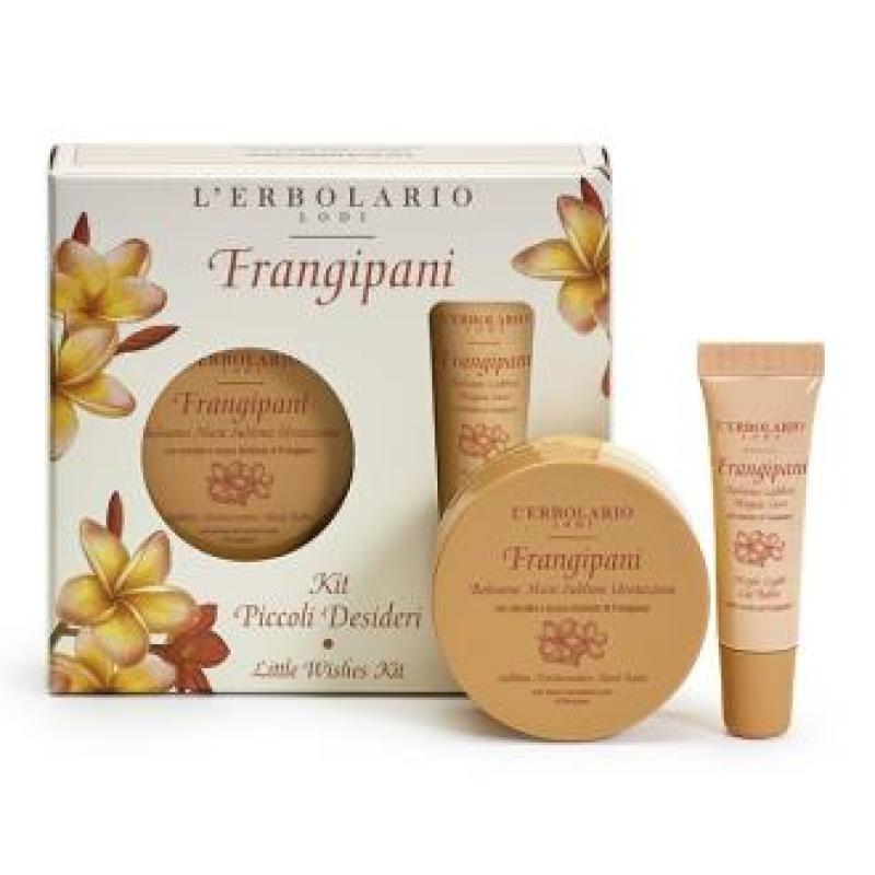 FRANGIPANI KIT DESEOS balsamo labial+balsamo manos