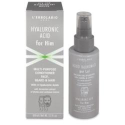 ACIDO HIALURONICO HOMBRE balsamo cara barba 100ml.