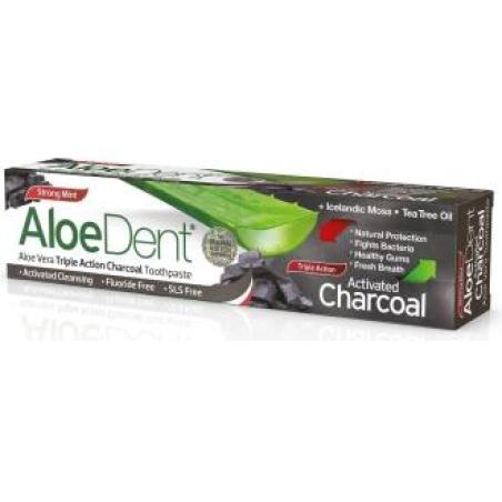 ALOEDENT CARBON ACTIVO dentifrico 100ml.