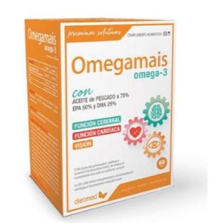 OMEGAMAIS omega 3 60perlas.