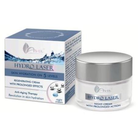 HYDRO LASER crema de noche efecto prolongado 50ml.