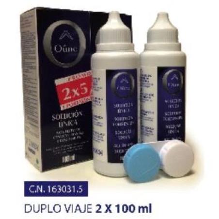 OUNE solucion unica lentillas pack viaje 2x100ml