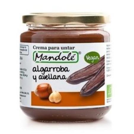 CREMA DE ALGARROBA Y AVELLANA 375gr. BIO