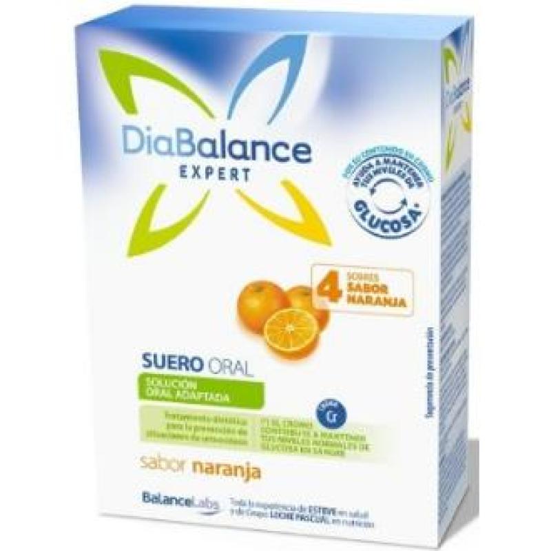 DIABALANCE suero oral naranja 4sbrs.