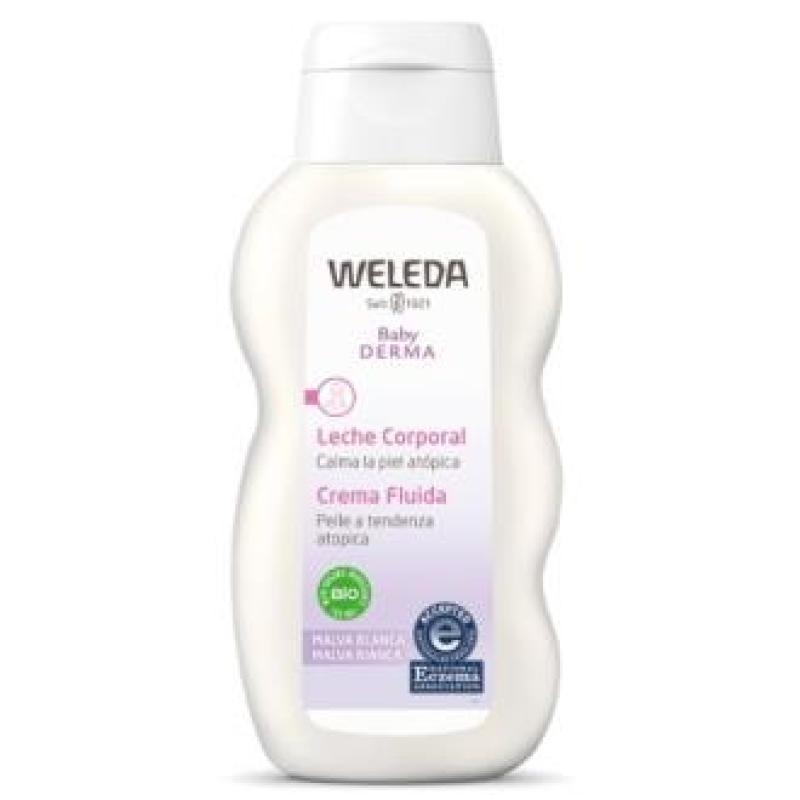 LECHE CORPORAL malva blanca BEBE-DERMA 200ml.