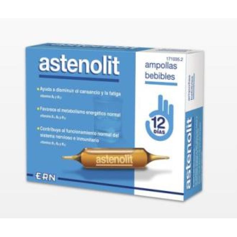 ASTENOLIT 12ampollas bebibles