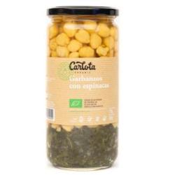 GARBANZOS con espinacas 720gr. ECO  SG