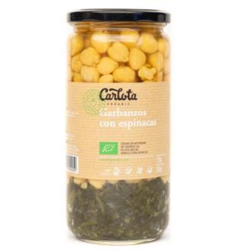 GARBANZOS con espinacas 720gr. ECO  SG