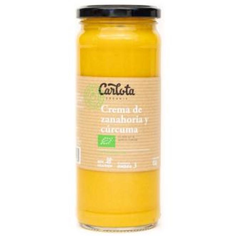 CREMA DE ZANAHORIA Y CURCUMA 450gr. ECO SG VEGAN