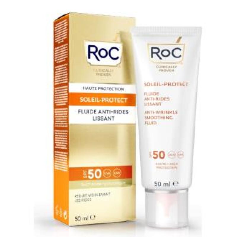 ROC SOL fluido antiarrugas SPF 50+ 50ml.