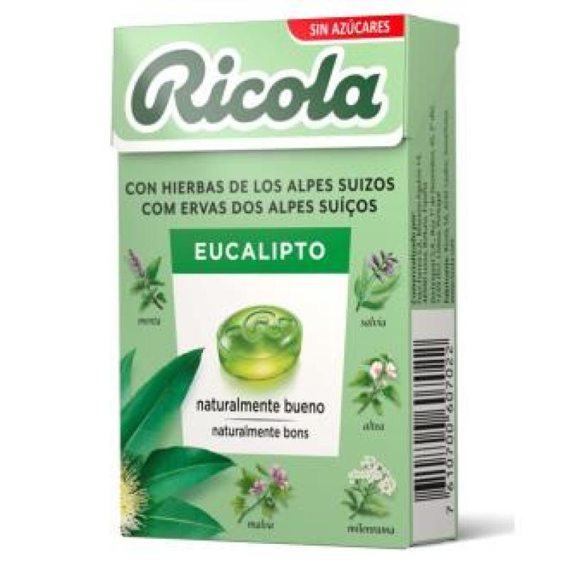 RICOLA CARAMELOS eucaliptus 50gr. S/A