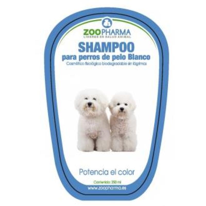 CHAMPU PELO BLANCO perros 250ml.