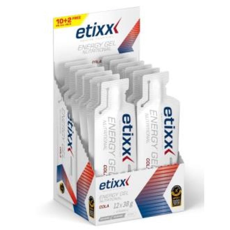 ETIXX ENERGY NUTRITIONAL gel sabor cola 12ud.