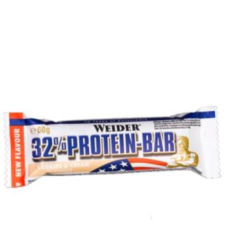 WEIDER PROTEIN 32% barritas cookies 24ud.