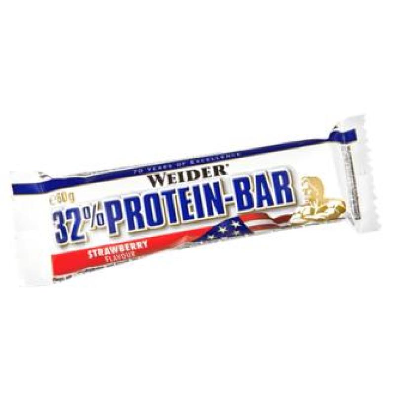 WEIDER PROTEIN 32% barritas fresa 24ud.