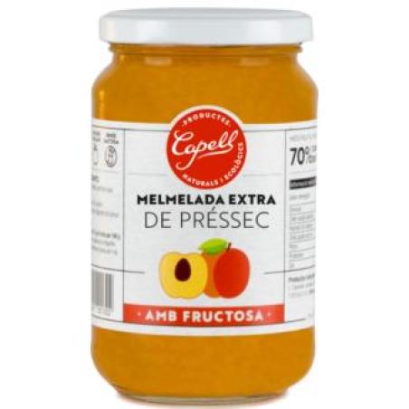 MERMELADA DE MELOCOTON con fructosa 400gr.