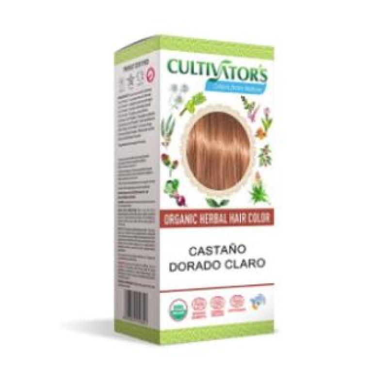 CASTAÑO DORADO CLARO tinte organico 100gr. ECOCERT