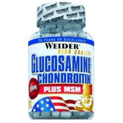 WEIDER GLUCOSAMINA CONDROITINA + MSM 120cap.