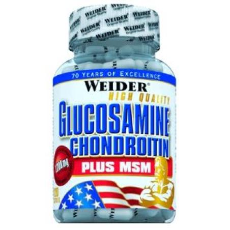 WEIDER GLUCOSAMINA CONDROITINA + MSM 120cap.