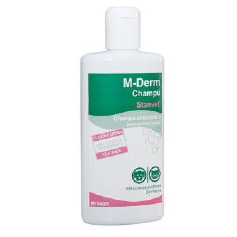 CHAMPU M DERM perros y gatos 250ml.