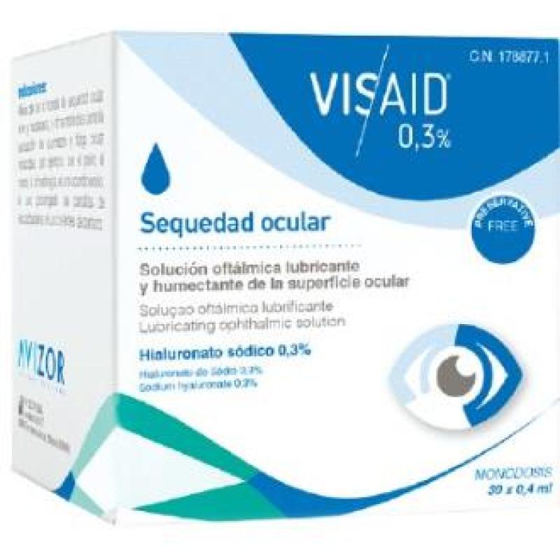 VISAID 0,3% sequedad ocular 30monodosis