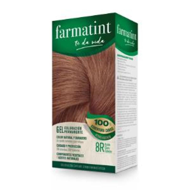 FARMATINT GEL 8R rubio claro cobrizo 135ml.