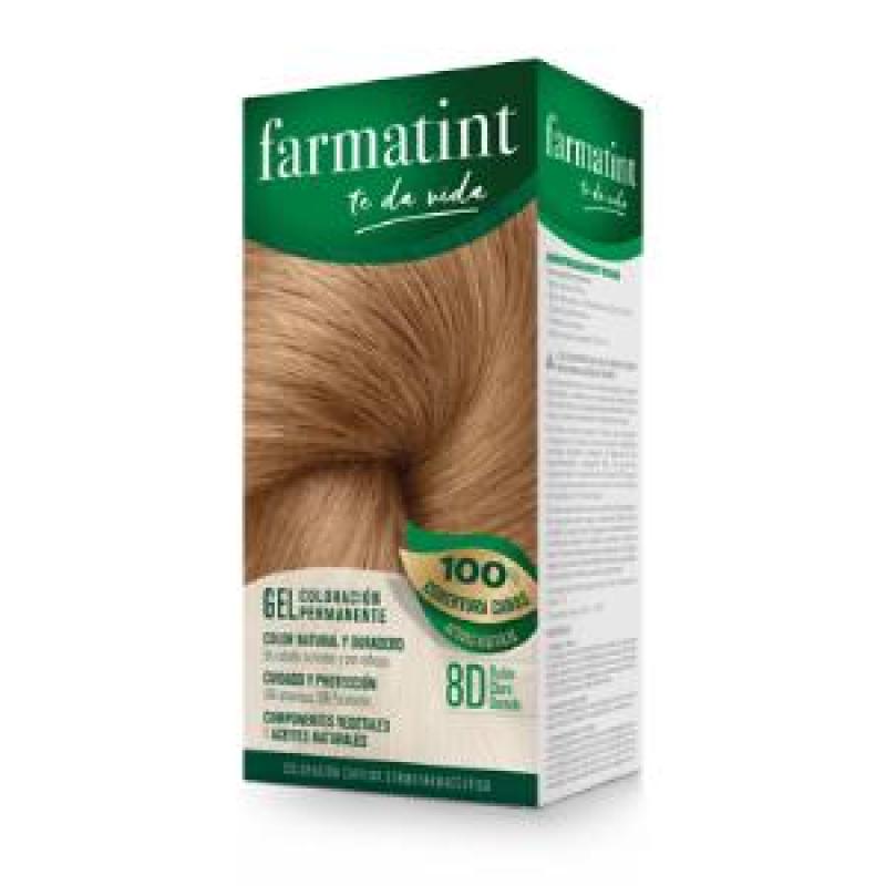 FARMATINT GEL 8D rubio claro dorado 135ml.