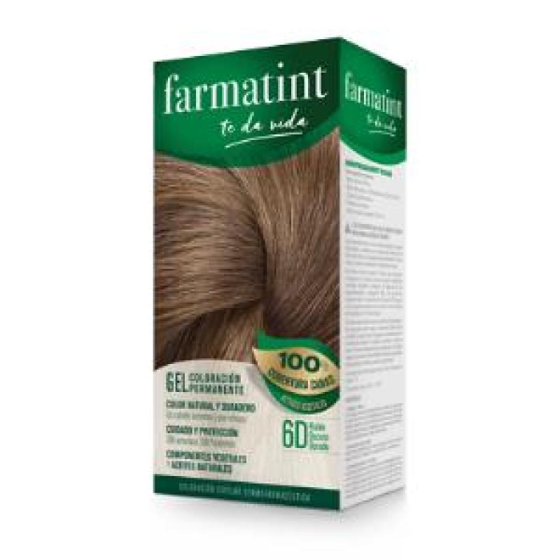 FARMATINT GEL 6D rubio oscuro dorado 135ml.