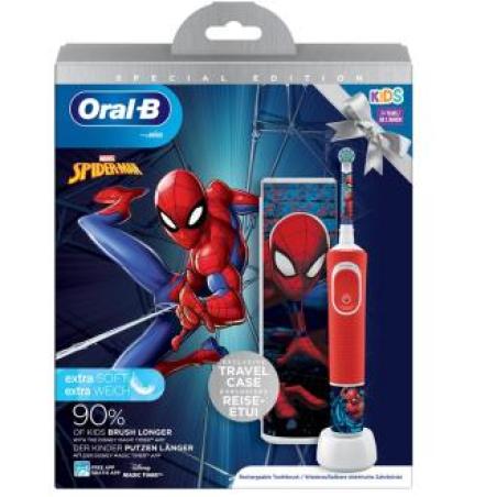 CEPILLO RECARGABLE VITALITY KIDS box Spiderman