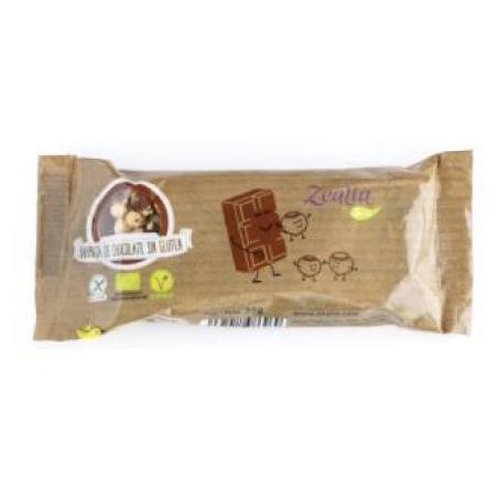 BARRITAS DE CHOCOLATE Y AVELLANAS 20uds.  BIO SG