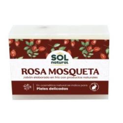 JABON EN PASTILLA de rosa mosqueta 100gr.