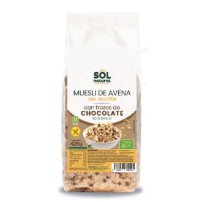 MUESLI DE AVENA Y CHOCOLATE  425gr. BIO SG