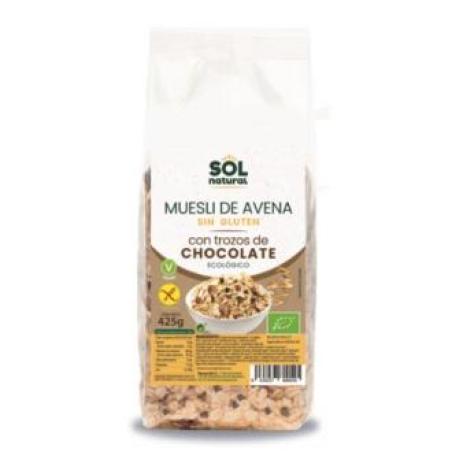 MUESLI DE AVENA Y CHOCOLATE  425gr. BIO SG