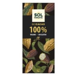 CHOCOLATE CACAO PURO 100% 70gr. BIO