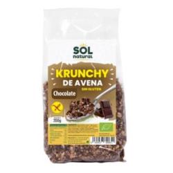 KRUNCHY DE AVENA con chocolate 350gr. BIO SG