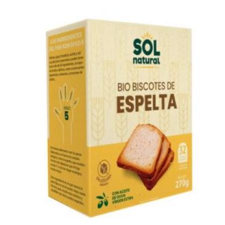 BISCOTES DE ESPELTA caja 270gr. BIO