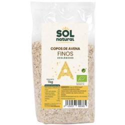 COPOS DE AVENA FAMILIAR finos integrales 1kg. BIO