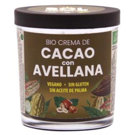 CREMA DE CACAO con avellanas 200gr. BIO