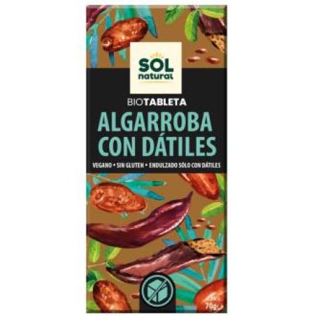 ALGARROBA con datiles tableta 70gr. BIO SG VEGAN