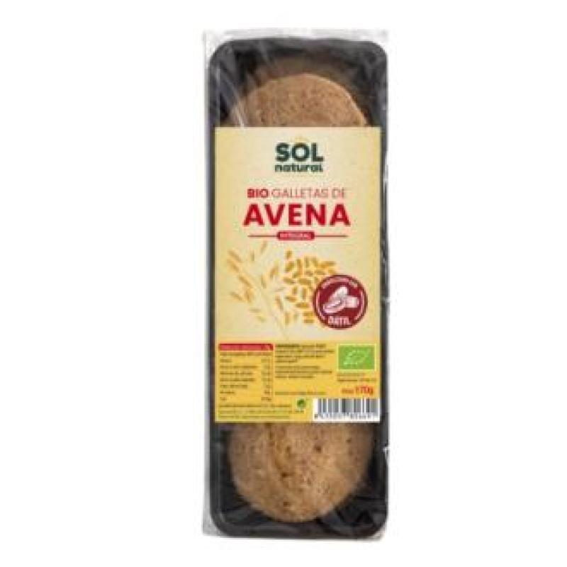 GALLETAS DE AVENA endulzadas con datil 170gr. BIO