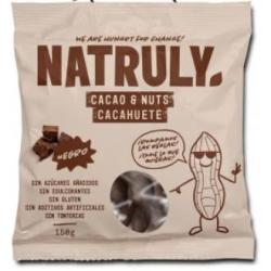 CACAO Y NUTS CACAHUETES DE CHOCOLATE NEGRO 150gr.