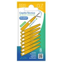 CEPILLO INTERDENTAL RETRACTIL 0,7mm 8ud.