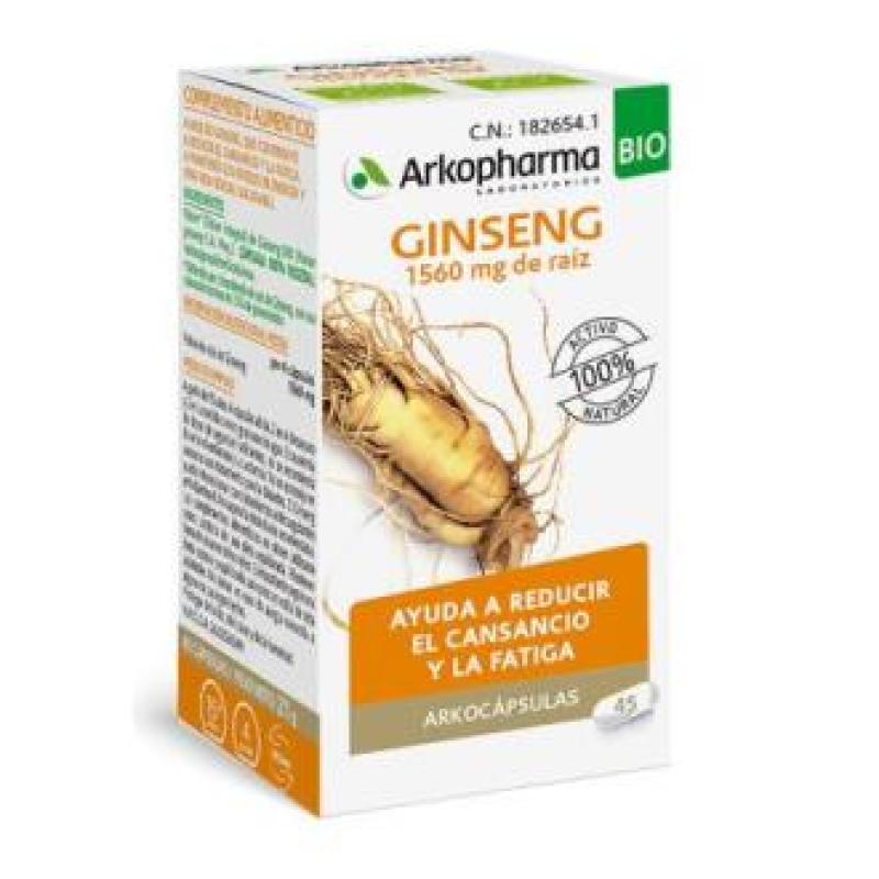 GINSENG 45arkocapsulas. BIO