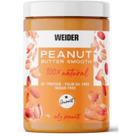 WEIDER PROT PEANUT crema cacahuete 1kg. VEGAN