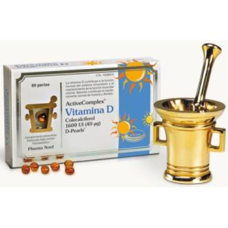 ACTIVECOMPLEX VIT. D 40mcg. 1600UI 80perlas