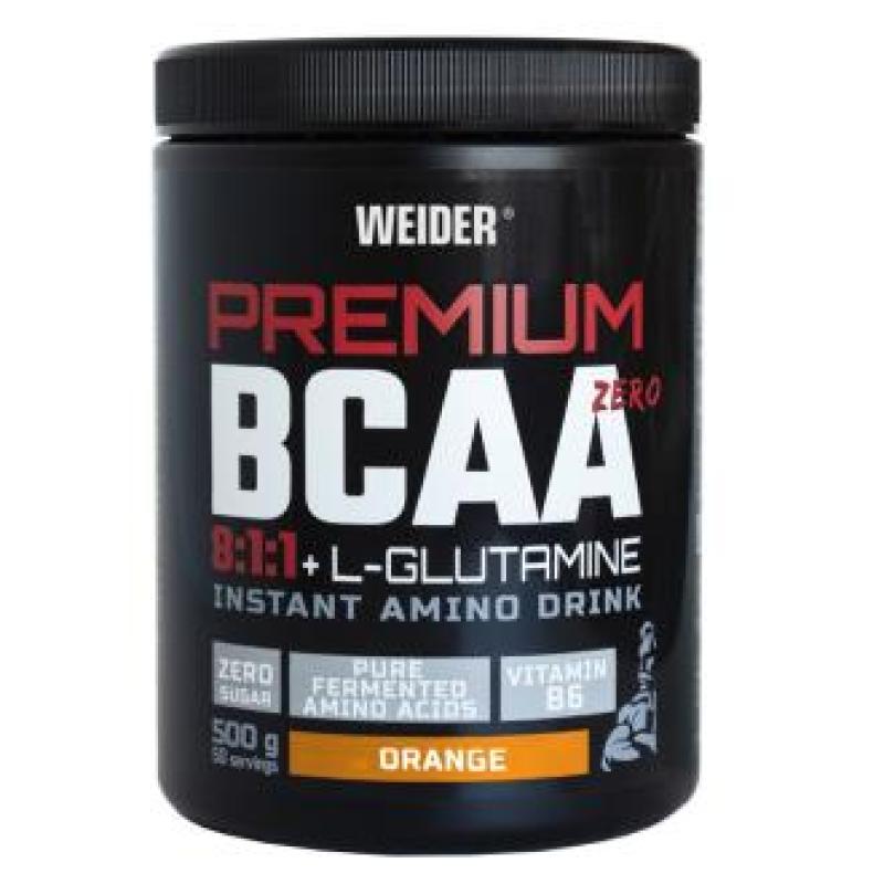 WEIDER BCAA 8:1:1 +L-glutamina naranja 500gr