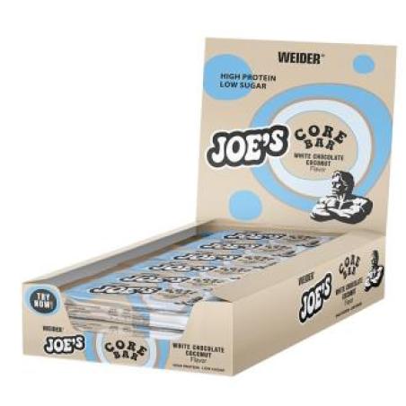 JOE´S CORE BAR choclate blanco-coco 12x45gr.