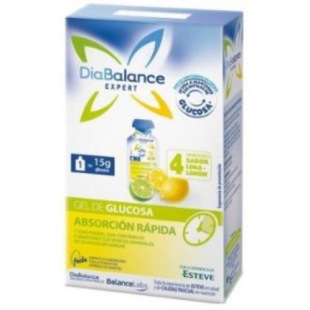 DIABALANCE gel glucosa absorcion rapida limon 4ud.